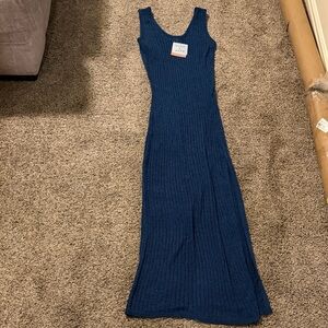 Shade & Shore Deep Blue Maxi Dress